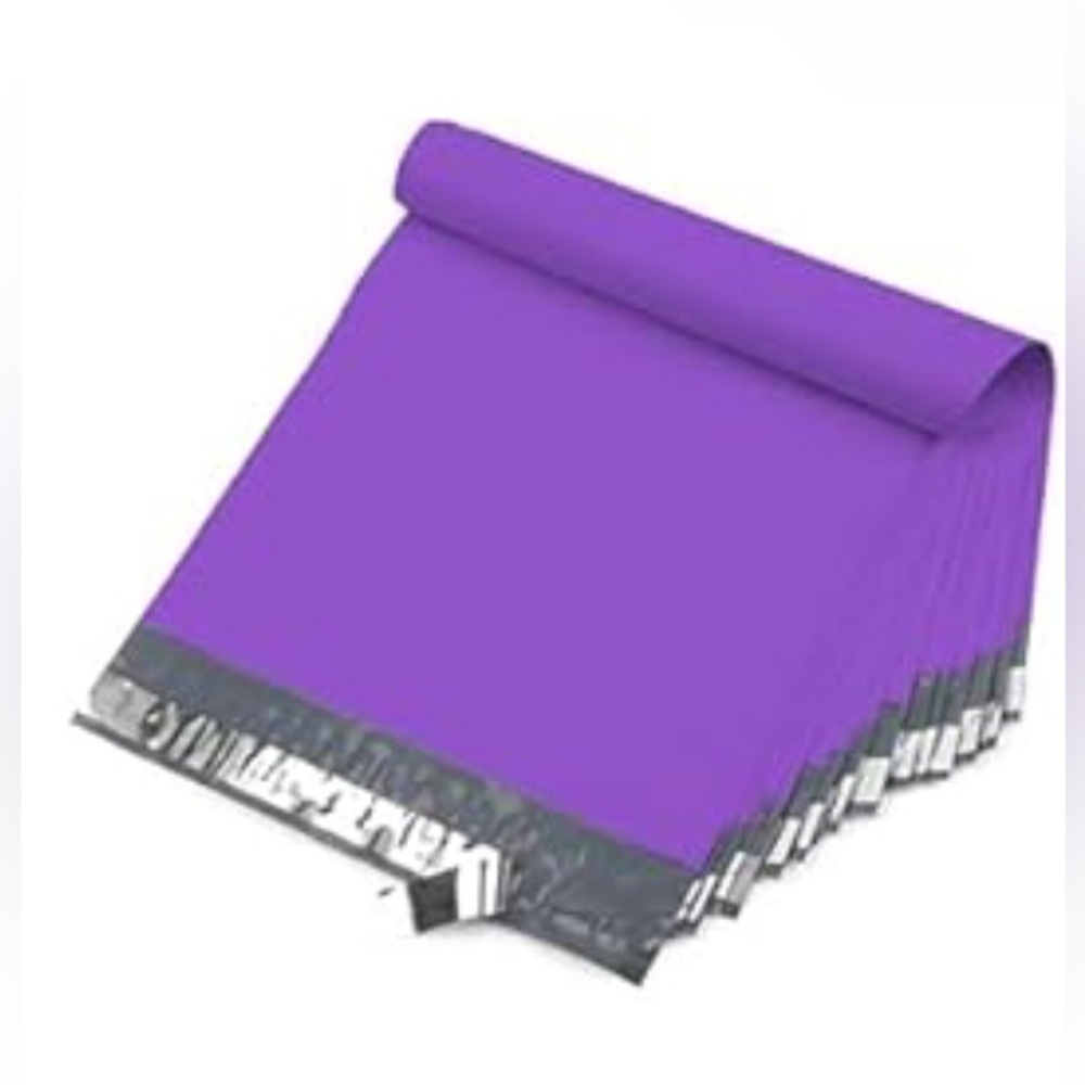 25 Poly Mailers 6x9 Self Seal Adhesive Heavy Duty Black Purple Dark Pink - Picture 3 of 6